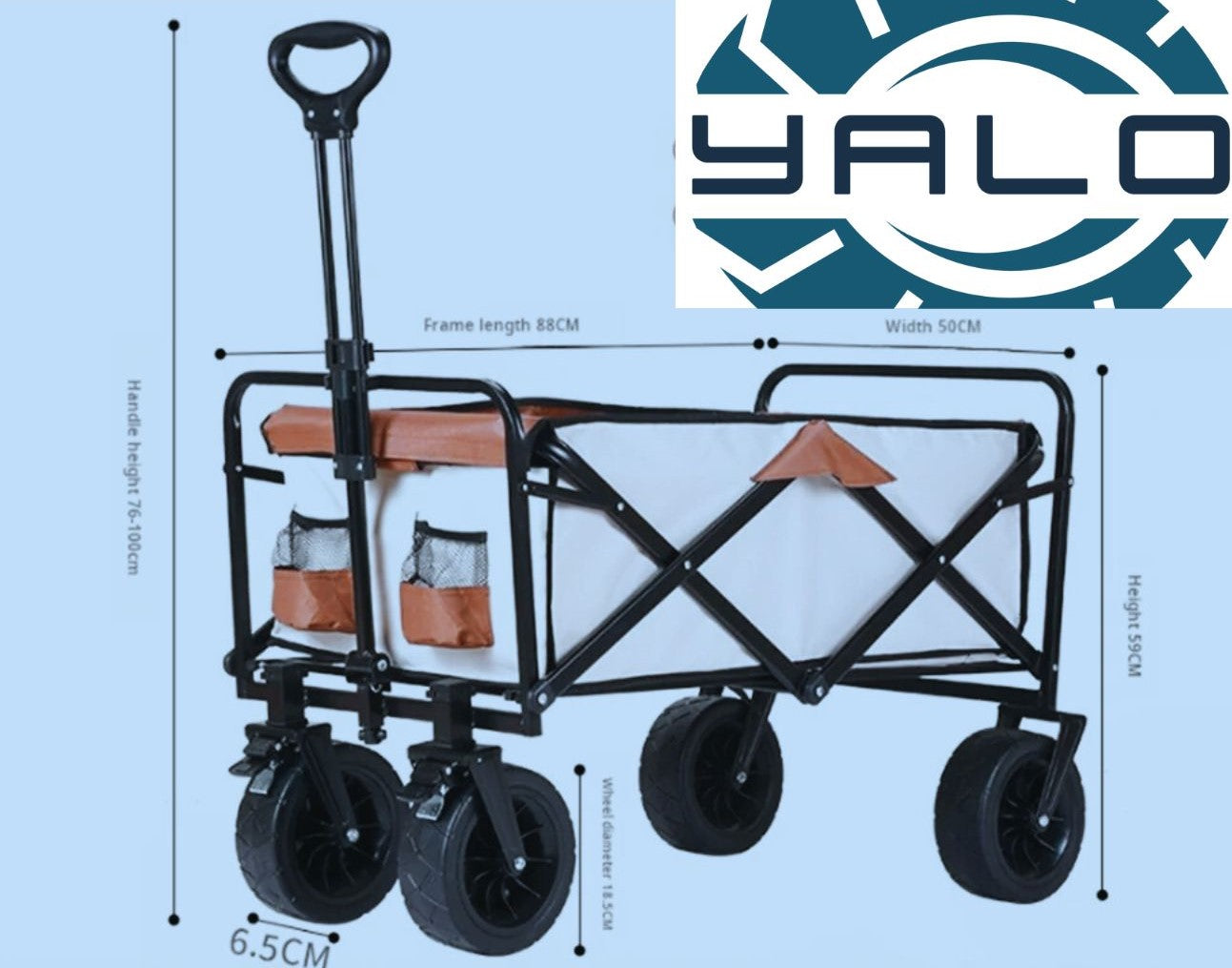 TROLLEY-CHARIOT™ -PLAGE VACANCE/CHARIOT PLIABLE UTILITAIRE TOUT USAGE