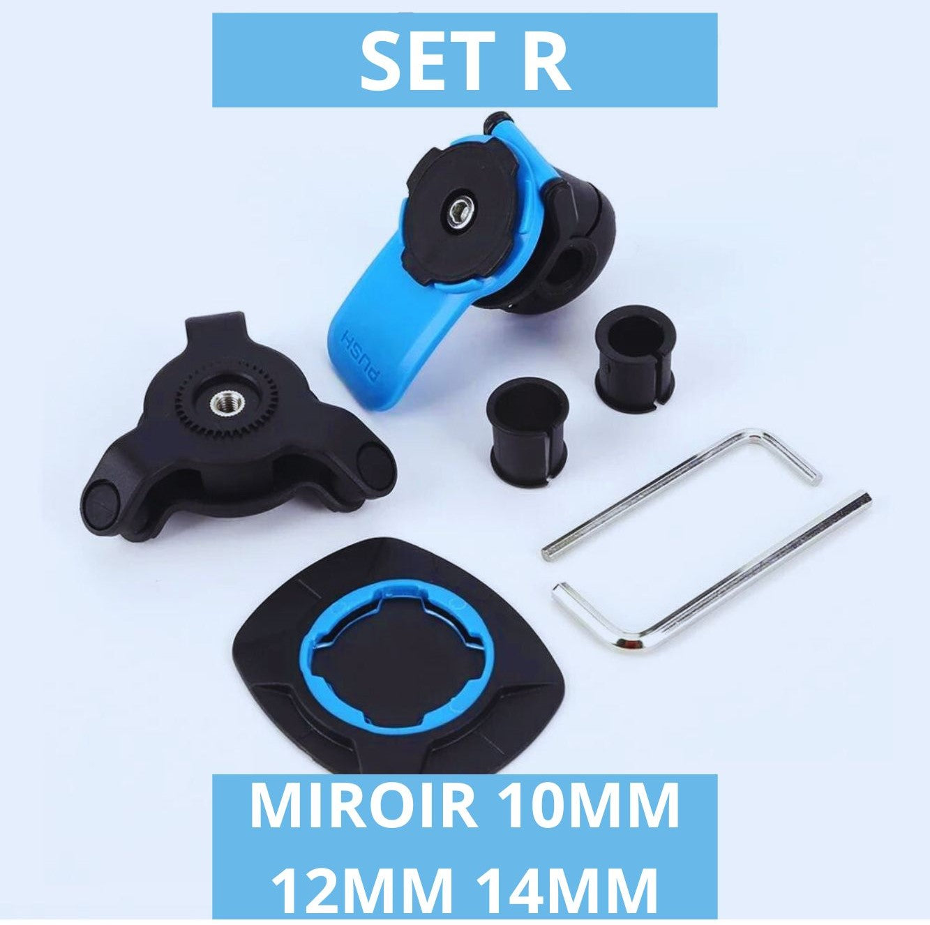 QUAD LUCK™-360° SUPPORT ET ANTI-VIBRATION TÉLÉPHONE PORTABLE