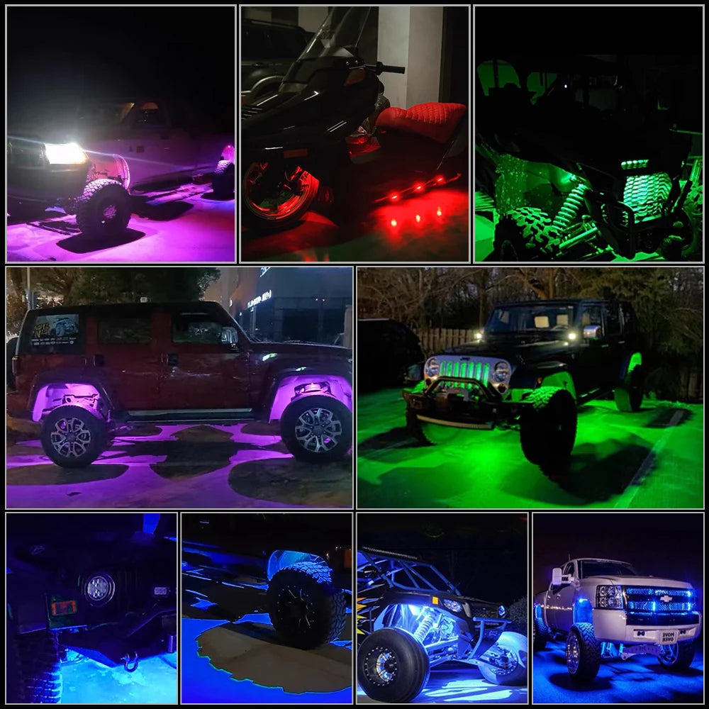 ROCK-LEDLIGHTS™ -12V LUMIÈRE STROB AMBIANCE BLUETOOTH & CONTRÔLEUR